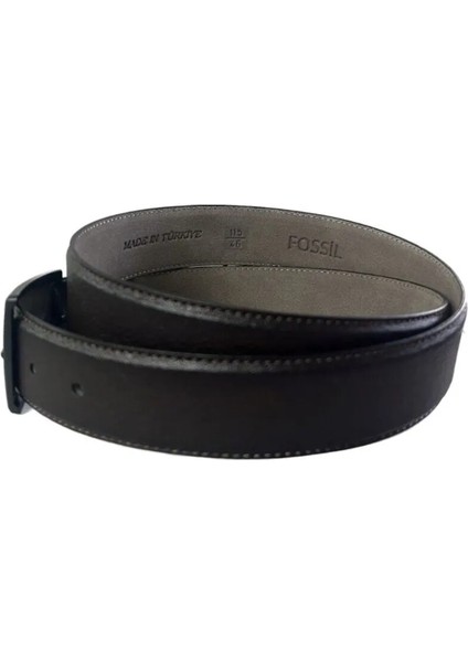 Kahve Düz Dikiş Suni Deri 3,5 cm Erkek Kemeri fiyatları