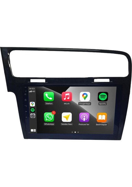 Volkswagen Golf 7 Android Carplay Multimedya 2013-2021 6gb Ram + 128GB Hafıza + 8 Çekirdek