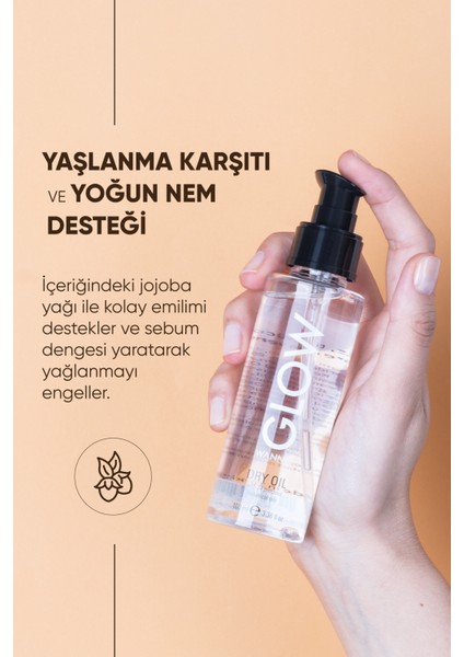 Wanna Glow Nemlendirici ve Yenileyici Masaj Yağı 100 ml