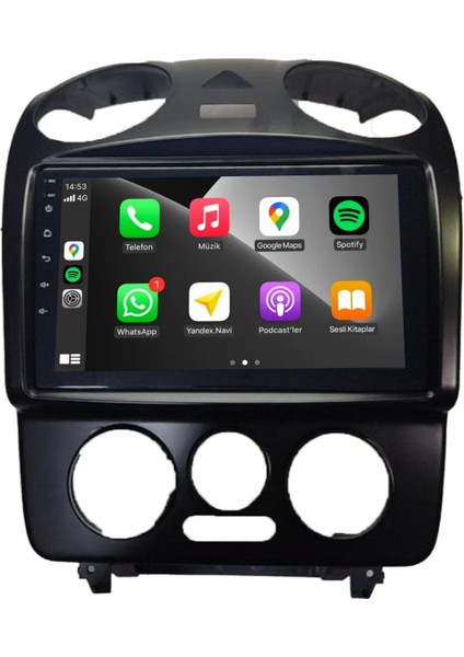 Volkswagen Beetle Android Carplay Multimedya 2003-2010 6gb Ram + 128GB Hafıza + 8 Çekirdek