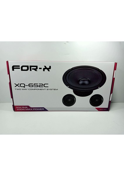 16CM Component - For-X XQ-652C Komponent Hoparlör Seti