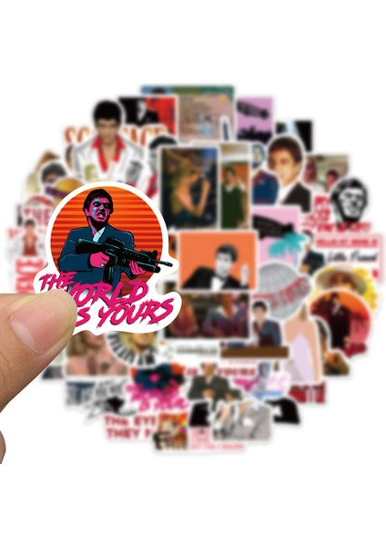 Scarface Defter Suluk Laptop Notebook Tablet Telefon Kılıf Sticker Seti fiyatları