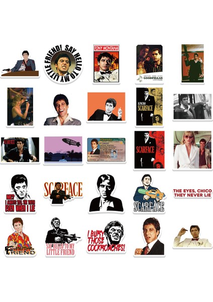 Scarface Defter Suluk Laptop Notebook Tablet Telefon Kılıf Sticker Seti indirimleri