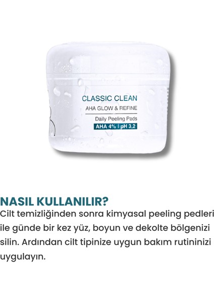 Classic Clean Aha'lı Bakım Padleri