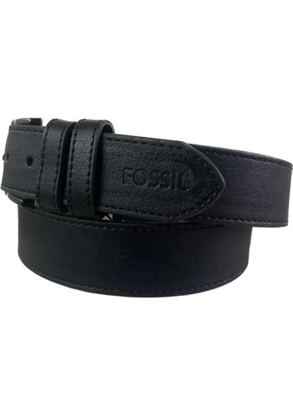 Siyah Suni Deri 4 cm Erkek Kemeri modelleri