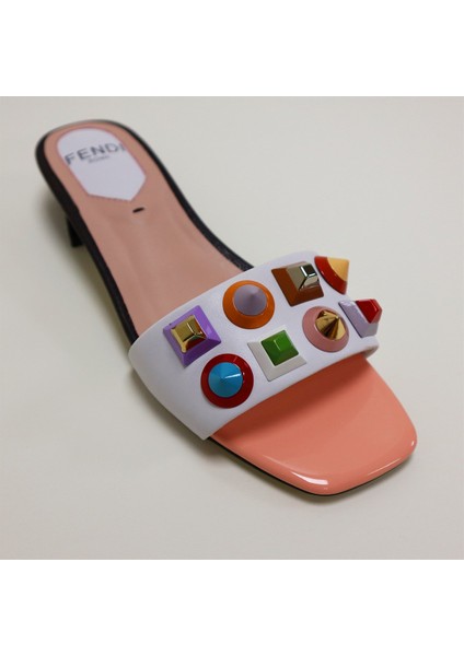 Taş Detaylı Kadın Deri Terlik 8R6507-86 modelleri