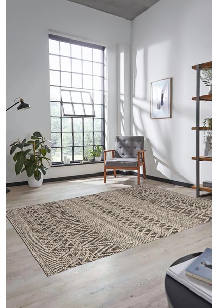 Kilim Desen Özel Tasarım Dijital Kaymaz Yıkanabilir Yolluk Mutfak Salon Halısı Modern-86-Krem modelleri