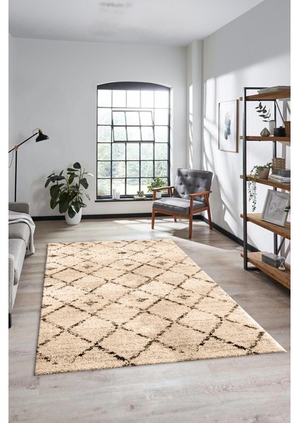 Baskılı Kaymaz Yıkanabilir Kilim Desen Yolluk Mutfak Halısı Salon Halısı Modern-57-Bej fırsatları