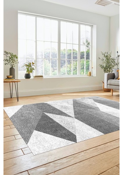 Baskılı Kaymaz Yıkanabilir Modern Koridor Halısı Mutfak Halısı Salon Halısı Modern-54-Beyaz modelleri