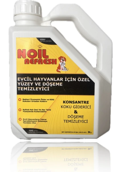 Konsantre Kedi Köpek Koku Giderici Yüzey ve Döşeme Temizleyici