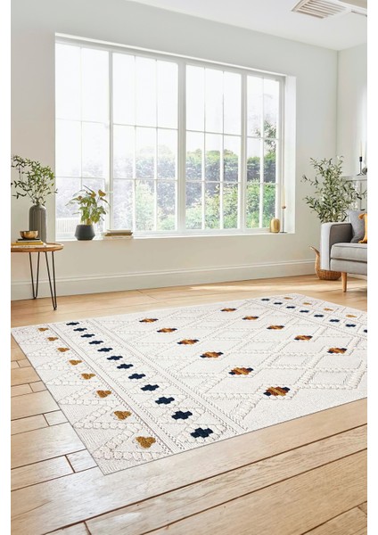 Baskılı Kaymaz Yıkanabilir Şık Kilim Desen Yolluk Mutfak Halısı Salon Halısı Modern-65-Renkli fiyatları