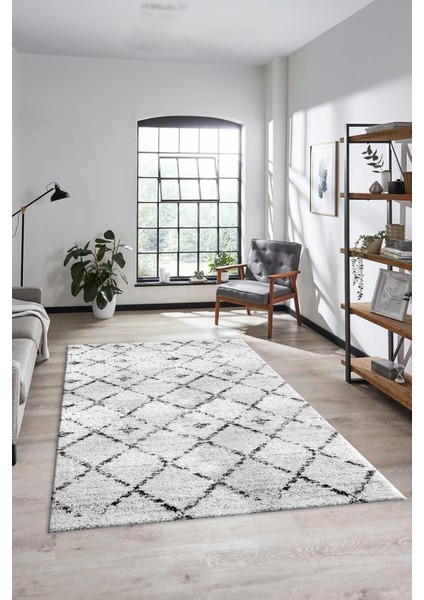 Baskılı Kaymaz Yıkanabilir Kilim Desen Yolluk Mutfak Halısı Salon Halısı Modern-57-Gri fırsatları