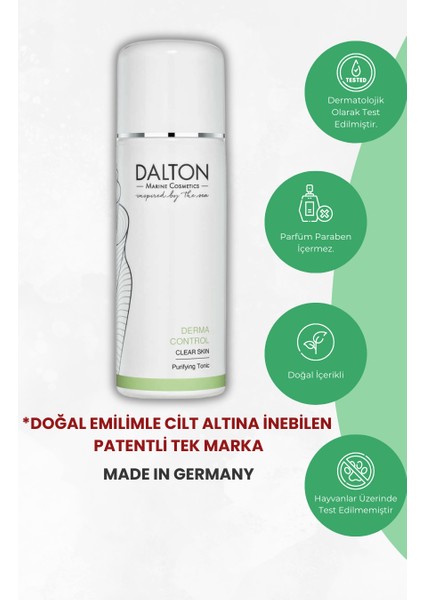 Derma Control Sebum Dengeleyici Arındırıcı Tonik