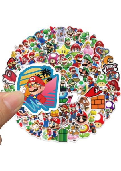 Super Mario Defter Suluk Laptop Notebook Tablet Telefon Kılıf Sticker Seti fırsatları