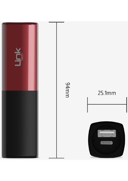 Lp5 5000 Mah Lipstick Mini Cep Powerbank