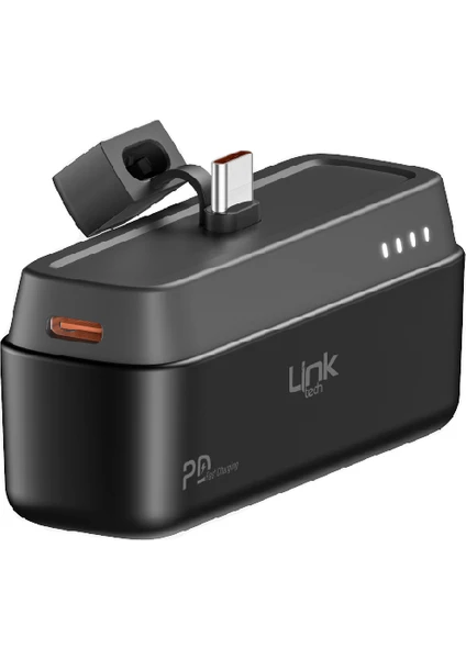 Linktech MC05 5000 Mah Pd Type-C Dock Stant Hızlı Mini Powerbank