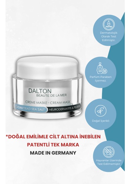 Jordan Dead Sea Salt Atopik Dermatit Sedef Egzama Stres Krem Maske