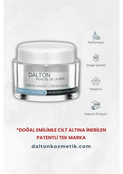 Jordan Dead Sea Salt Atopik Dermatit Sedef Egzama Stres Krem Maske