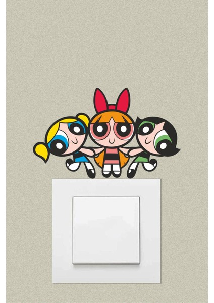 Hediyene Bak Powerpuff Girls Priz Sticker