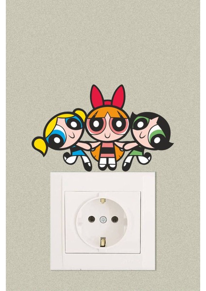 Hediyene Bak Powerpuff Girls Priz Sticker