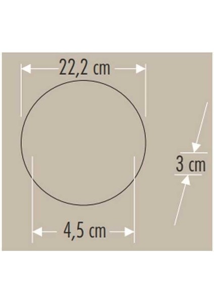 40 W Sıva Üstü x Plus LED Panel Günışığı (Sarı Işık) (CT-5664)