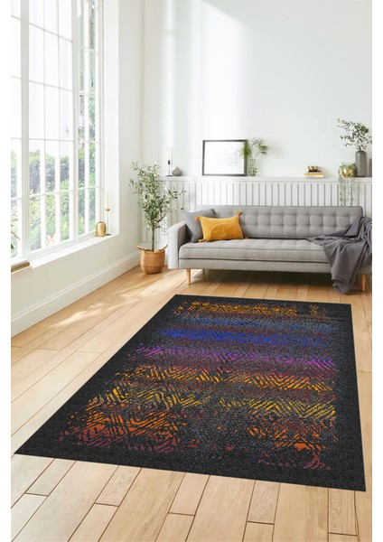 Sade Modern Desen Dijital Kaymaz Yıkanabilir Yolluk Mutfak Salon Halısı Modern-28-Renkli fırsatları