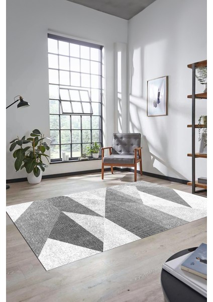 Baskılı Kaymaz Yıkanabilir Modern Koridor Halısı Mutfak Halısı Salon Halısı Modern-54-Beyaz indirimleri