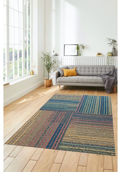 3D Modern Kilim Desen Dijital Kaymaz Yıkanabilir Yolluk Mutfak Salon Halısı Modern-34-Renkli modelleri