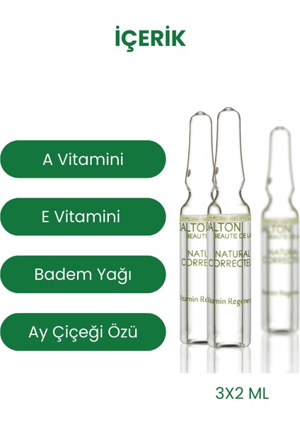 Natural Correcteur Onarıcı Ampul-3'lü Set