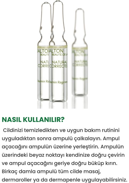 Natural Correcteur Onarıcı Ampul-3'lü Set