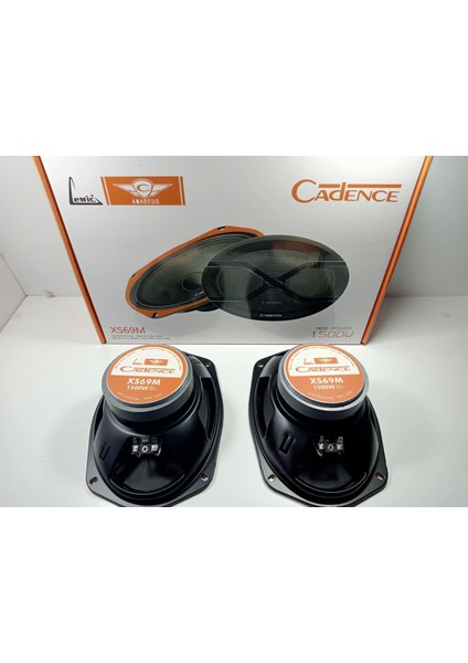 Oval Midrange – Cadence XS69M 1500W Midrange Hoparlör – Cadence Kayık Midrange