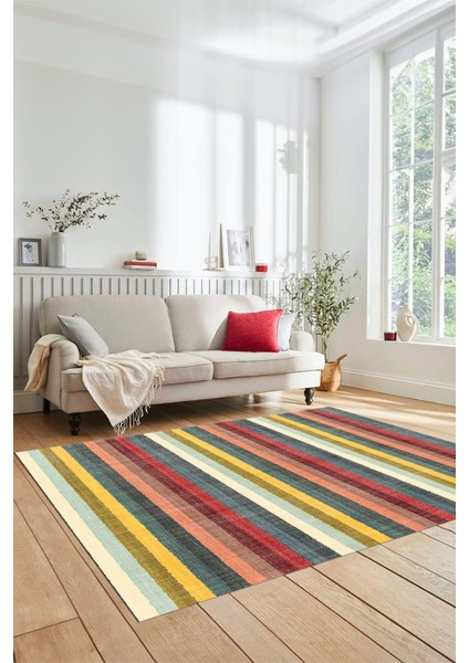Modern Kilim Desen Dijital Kaymaz Yıkanabilir Yolluk Mutfak Salon Halısı Modern-25-Renkli modelleri