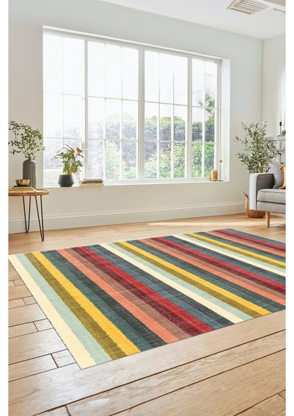 Modern Kilim Desen Dijital Kaymaz Yıkanabilir Yolluk Mutfak Salon Halısı Modern-25-Renkli indirimleri