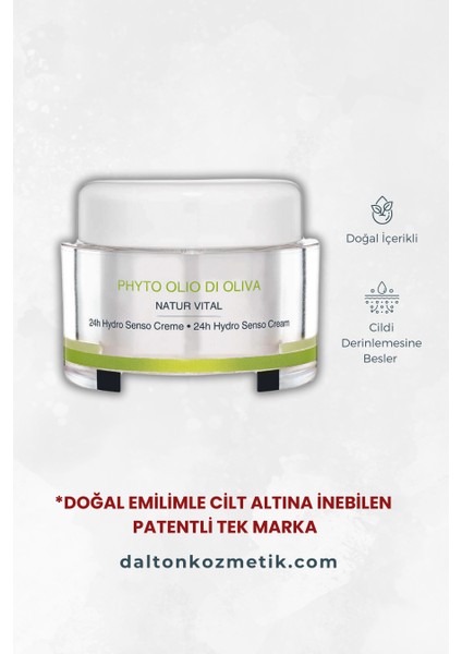 Dalton Marine Cosmetics Phyto Olio Di Oliva Doğal Vegan Nemlendirici Krem