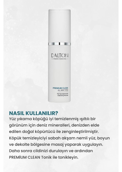 Premium Clean Tüm Ciltler Lüks Temizleme Köpüğü fırsatları