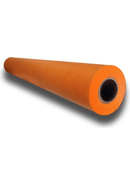 Organizasyon , Açılış ve Süsleme Için Tela Elyaf Kumaş Turuncu 65CM 15MT