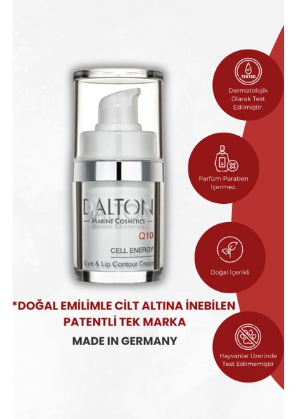 Q10 Işıltı Veren Anti Aging Göz-Dudak Kontur Kremi