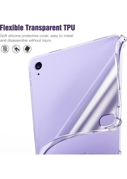 Apple iPad Air 4. Nesil 10.9 (2020) Antishock Köşe Korumalı Şeffaf Shockproof Esnek Kılıf A2316 A2324 A2325 A2072 fiyatları