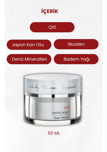 Q10 Işıltı Veren Anti Aging Canlandırıcı Maske