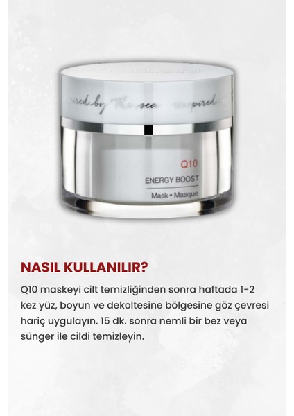 Q10 Işıltı Veren Anti Aging Canlandırıcı Maske