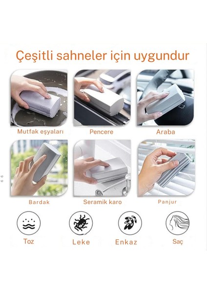 Karızma Ev Sihirli Toz Temizleme Süngeri, Ev Temizlik Süngeri, Tekrar Kullanılabilir