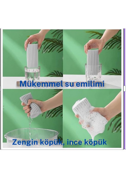 Karızma Ev Sihirli Toz Temizleme Süngeri, Ev Temizlik Süngeri, Tekrar Kullanılabilir