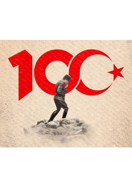 Atatürk ve Cumhuriyet Temalı Etiket (4X5CM 24 Adet)