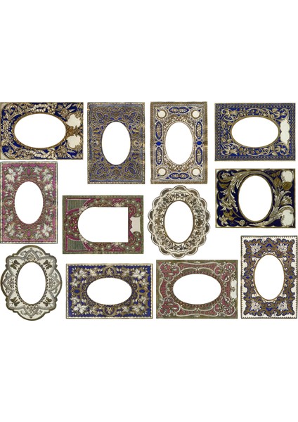 Çerçeveler Temalı Etiket Seti (20X30 cm 1 Set)