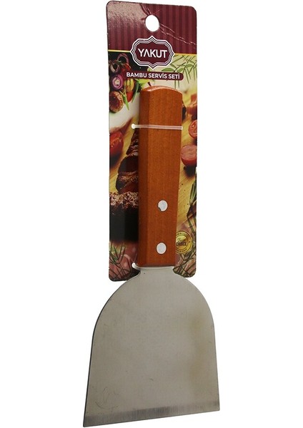 Ahşap Saplı Düz Spatula (4490)