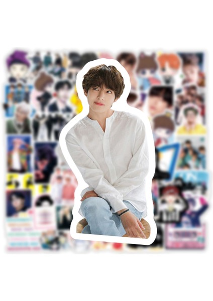 Bts Yıldız Çocuklar Laptop Notebook Telefon Kılıfı Sticker Paketi