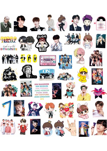 Bts Yıldız Çocuklar Laptop Notebook Telefon Kılıfı Sticker Paketi indirimleri