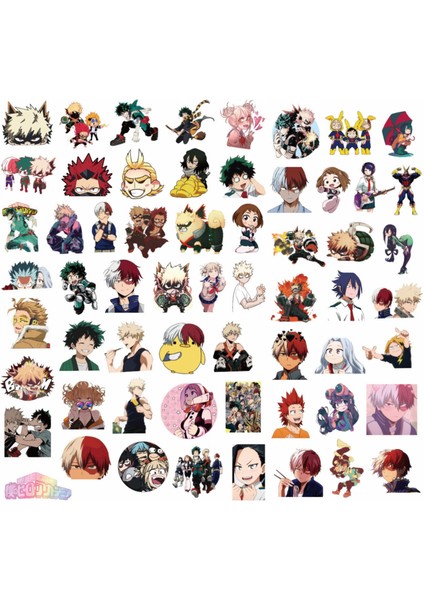 My Hero Academia Laptop Notebook Telefon Kılıfı Sticker Paketi fırsatları