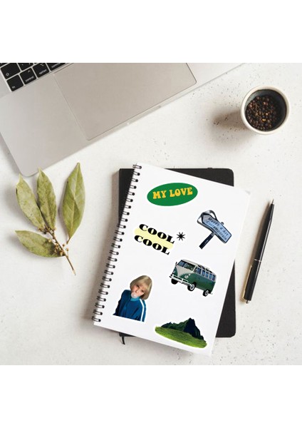 Instagram Tarzı Sevimli Laptop Notebook Tablet Sticker Seti fiyatları