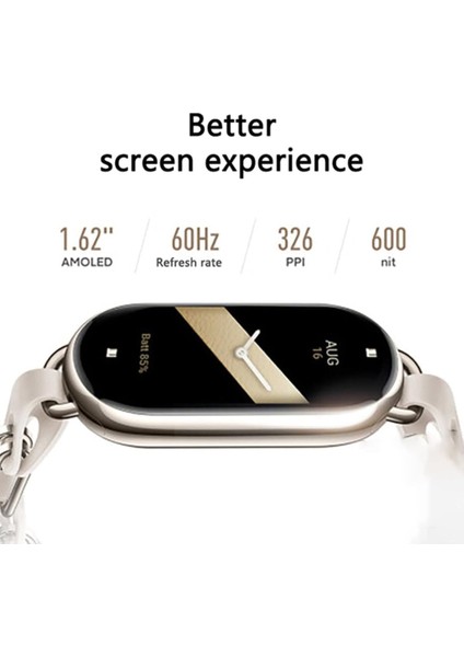 Tekno Trust Siyah Mi Band 8 Akıllı Bileklik